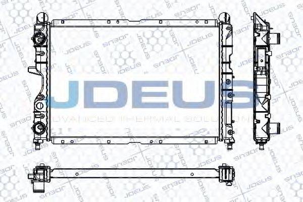 JDEUS RA0110240 Радіатор, охолодження двигуна