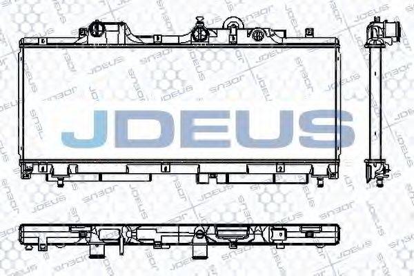 JDEUS RA0110350 Радіатор, охолодження двигуна