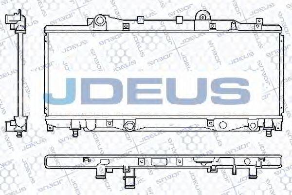 JDEUS RA0110600 Радіатор, охолодження двигуна