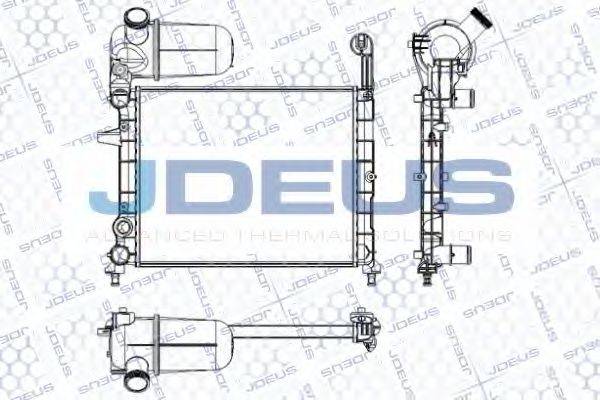 JDEUS RA0110690 Радіатор, охолодження двигуна