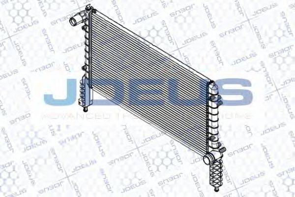 JDEUS RA0110830 Радіатор, охолодження двигуна