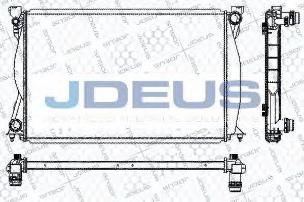 JDEUS RA0010410 Радіатор, охолодження двигуна