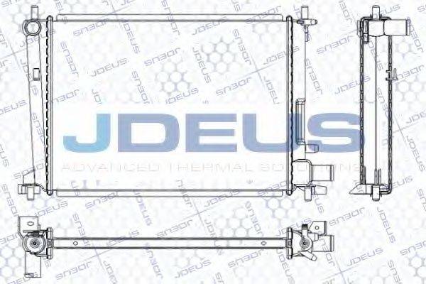 JDEUS RA0120840 Радіатор, охолодження двигуна