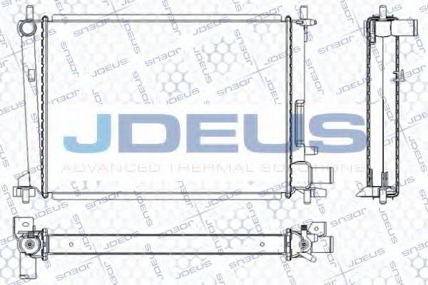 JDEUS RA0120860 Радіатор, охолодження двигуна