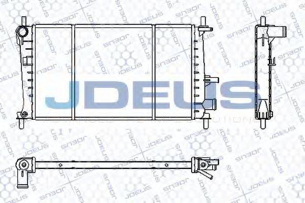 JDEUS RA0120940 Радіатор, охолодження двигуна