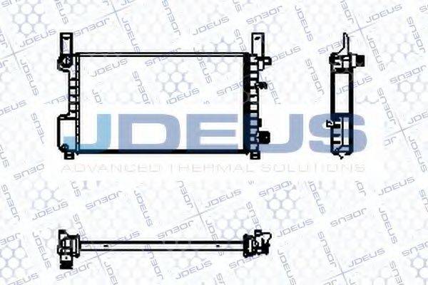 JDEUS RA0120950 Радіатор, охолодження двигуна