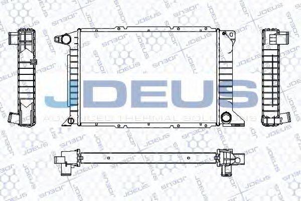 JDEUS RA0120990 Радіатор, охолодження двигуна