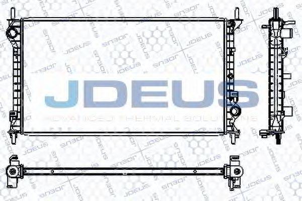 JDEUS RA0121100 Радіатор, охолодження двигуна