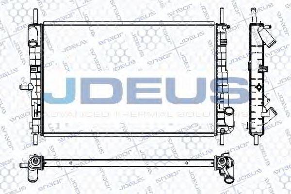 JDEUS RA0121120 Радіатор, охолодження двигуна