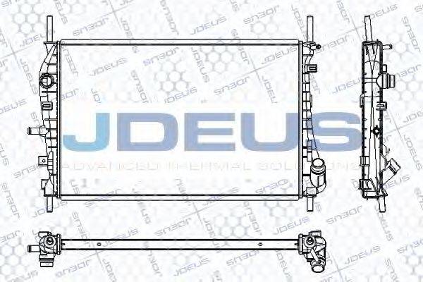 JDEUS RA0121130 Радіатор, охолодження двигуна