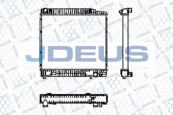 JDEUS RA0170060 Радіатор, охолодження двигуна