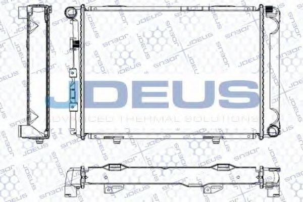 JDEUS RA0170080 Радіатор, охолодження двигуна