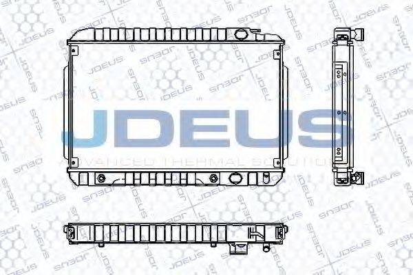 JDEUS RA0170450 Радіатор, охолодження двигуна