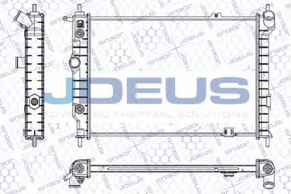 JDEUS RA0200460 Радіатор, охолодження двигуна