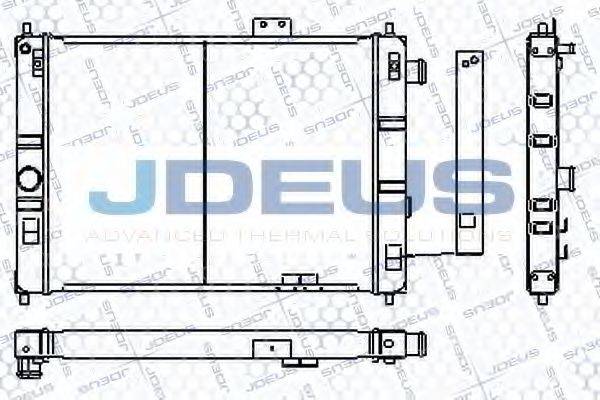 JDEUS RA0200600 Радіатор, охолодження двигуна