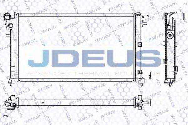 JDEUS RA0210271 Радіатор, охолодження двигуна