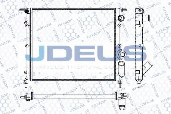 JDEUS RA0230291 Радіатор, охолодження двигуна