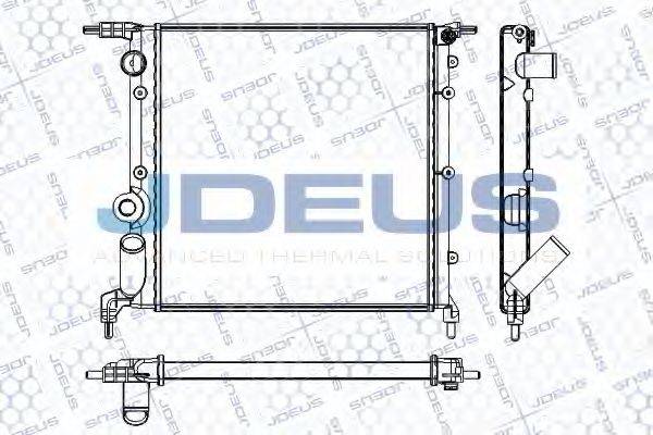 JDEUS RA0230331 Радіатор, охолодження двигуна