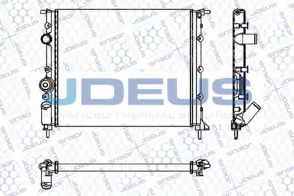 JDEUS RA0230550 Радіатор, охолодження двигуна