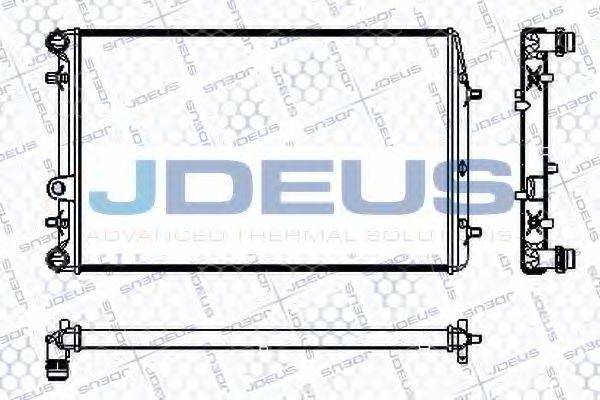 JDEUS RA0250080 Радіатор, охолодження двигуна