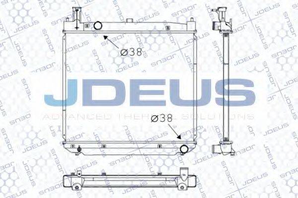 JDEUS 028M16 Радіатор, охолодження двигуна