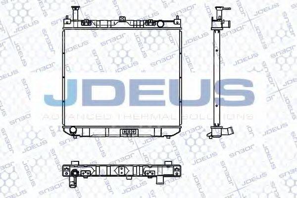 JDEUS RA0280060 Радіатор, охолодження двигуна