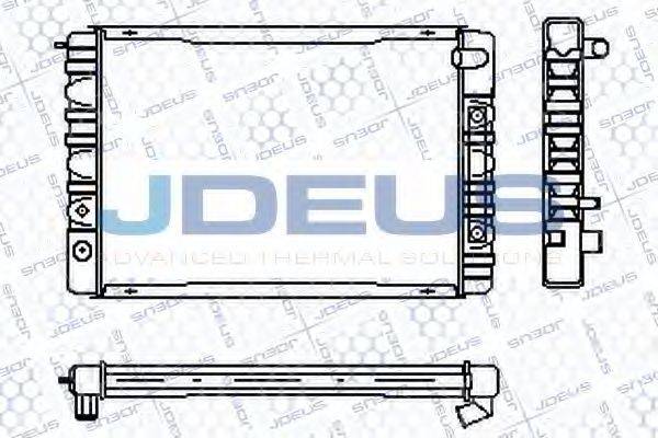 JDEUS RA0310170 Радіатор, охолодження двигуна