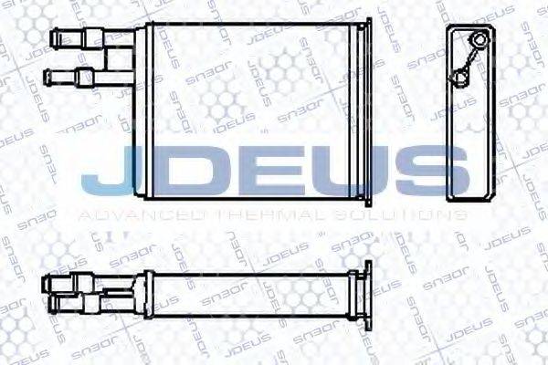 JDEUS RA2070050 Теплообмінник, опалення салону