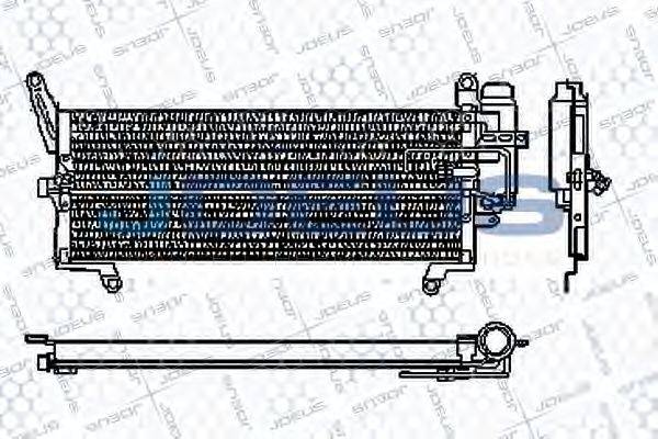 JDEUS RA7110330 Конденсатор, кондиціонер