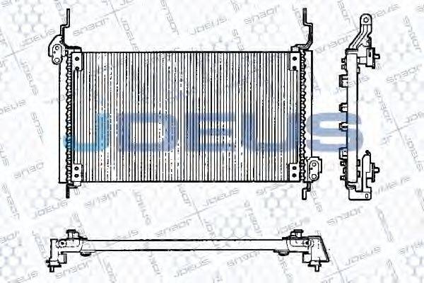 JDEUS RA7110780 Конденсатор, кондиціонер