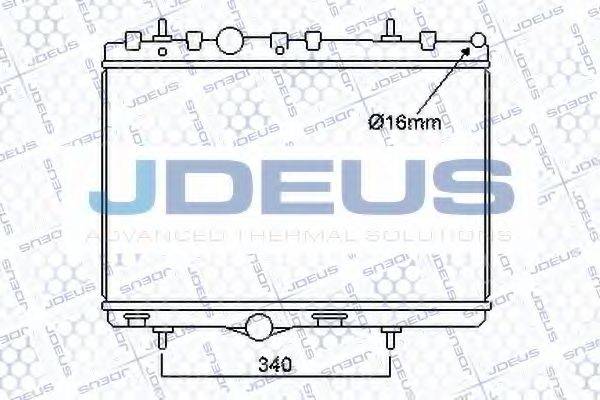 JDEUS 021M37 Радіатор, охолодження двигуна