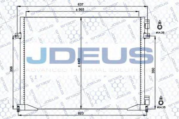 JDEUS 723M27 Конденсатор, кондиціонер