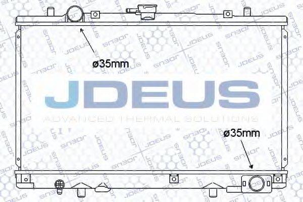 JDEUS 018M34 Радіатор, охолодження двигуна