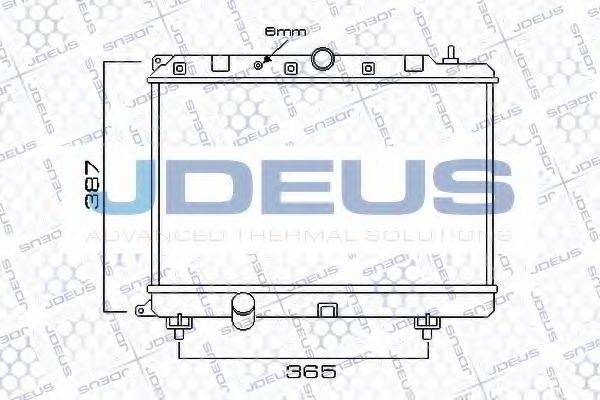 JDEUS 002M02 Радіатор, охолодження двигуна