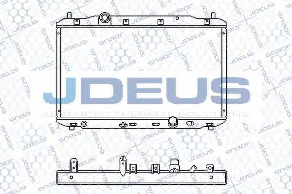 JDEUS RA0130100 Радіатор, охолодження двигуна