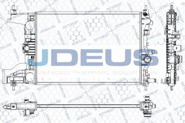 JDEUS RA0201040 Радіатор, охолодження двигуна