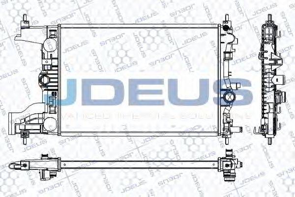 JDEUS RA0201070 Радіатор, охолодження двигуна