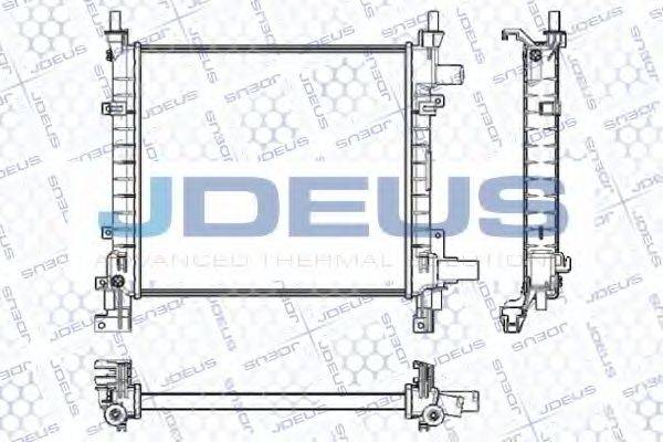 JDEUS RA0121001 Радіатор, охолодження двигуна