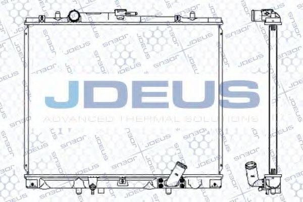 JDEUS 018M20 Радіатор, охолодження двигуна