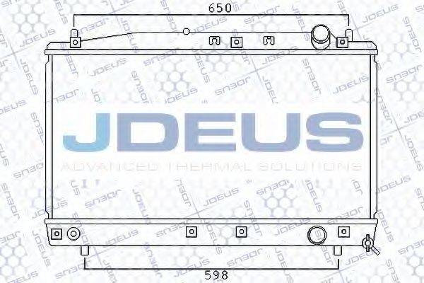 JDEUS 028M50 Радіатор, охолодження двигуна