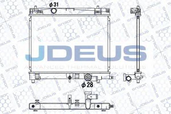 JDEUS 028M78 Радіатор, охолодження двигуна