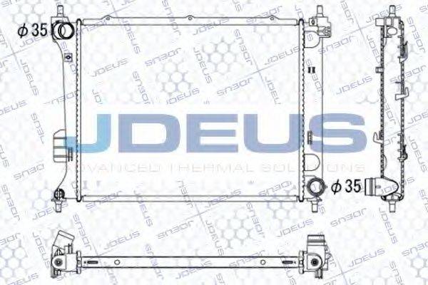 JDEUS 054M41 Радіатор, охолодження двигуна