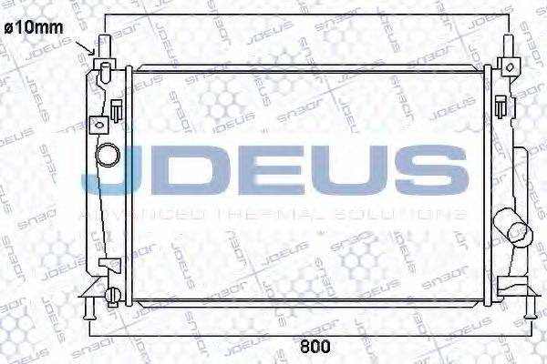 JDEUS 016M33 Радіатор, охолодження двигуна