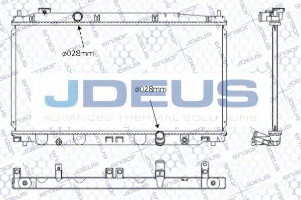 JDEUS 013M36 Радіатор, охолодження двигуна