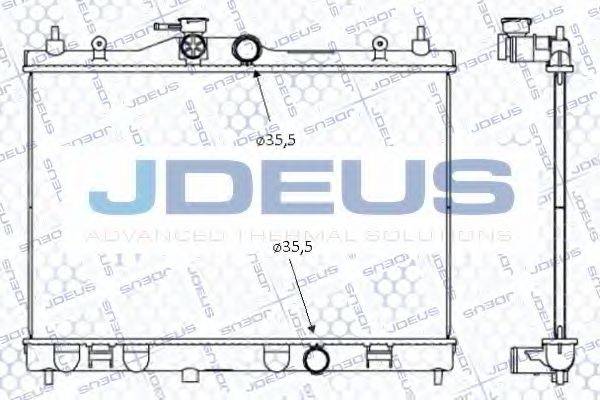 JDEUS 019M68 Радіатор, охолодження двигуна