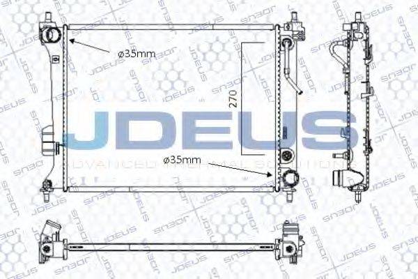 JDEUS 054M49 Радіатор, охолодження двигуна