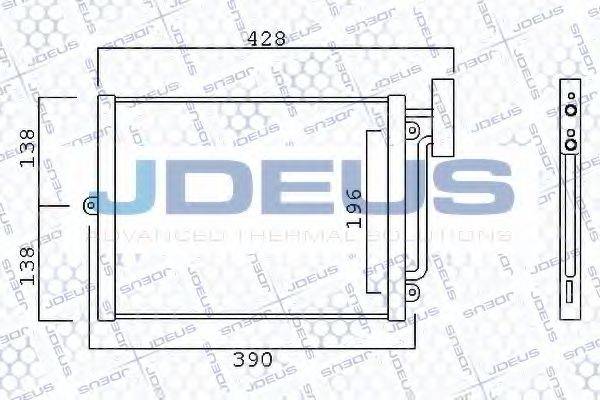 JDEUS 743M10 Конденсатор, кондиціонер