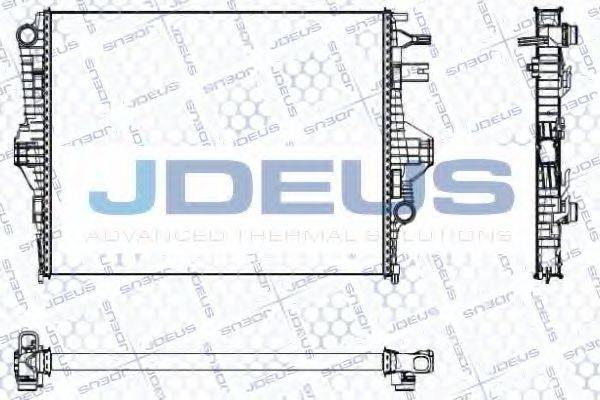 JDEUS 030M56 Радіатор, охолодження двигуна