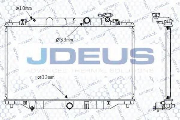 JDEUS 016M40 Радіатор, охолодження двигуна