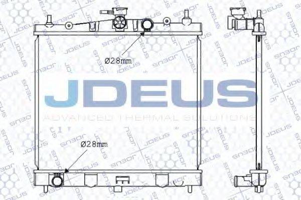 JDEUS 019M50 Радіатор, охолодження двигуна